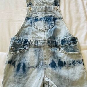 The Children's Place Blue and White Overalls